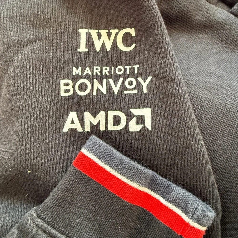 AMG Petronas Tommy Hilfiger F1 Team Hoodie Sponsor Logo  Size XL Mercedes - Picture 9 of 11